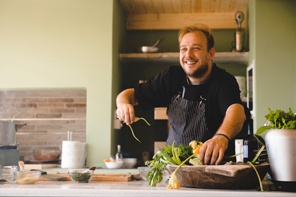 Melios Hatzis demonstrates the joy of cooking.