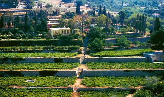 These marble Roman steps were part of an ancient road.