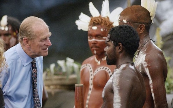 Prince Philip asked if Aborigines “still threw spears at each other.”