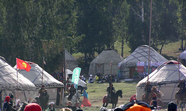 Scenes from the Nomadic Games.