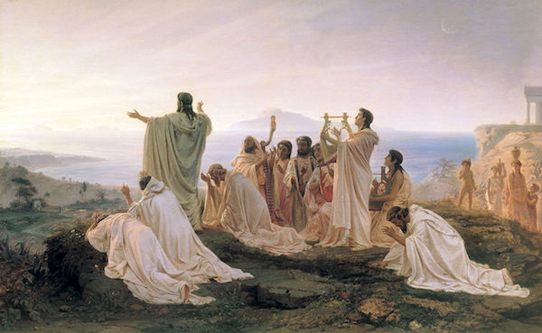 “Pythagoreans Celebrating the Rising of the Sun,” by Fyodor Bronnikov (1827—1902).