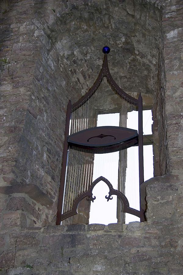 Aeolian Harp at Hohenbaden Castle, Baden-Baden, Germany.