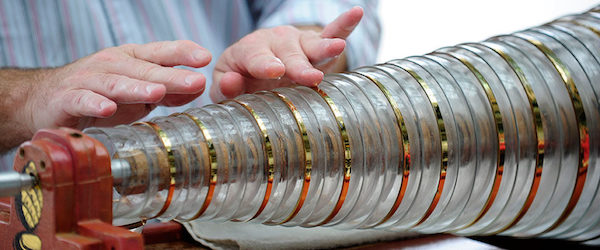 William Zeitler, on the glass armonica.