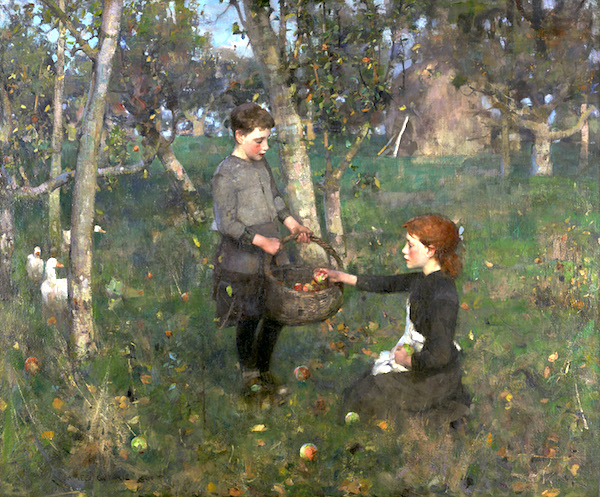 Sir James Guthrie, “In the Orchard.”