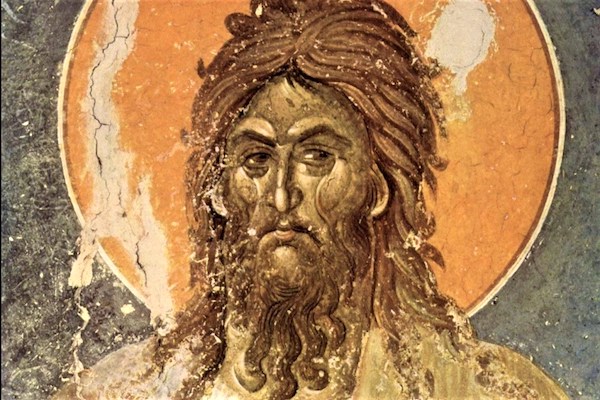 “John the Baptist,” by the Master of Gračanica, c. 1235 (Wikimedia Commons).