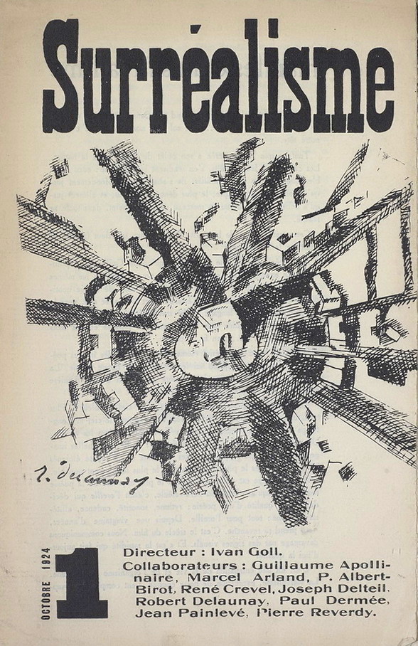 Cover of “Surréalisme, Manifeste du surréalisme,” Vol. 1(1) 1924.