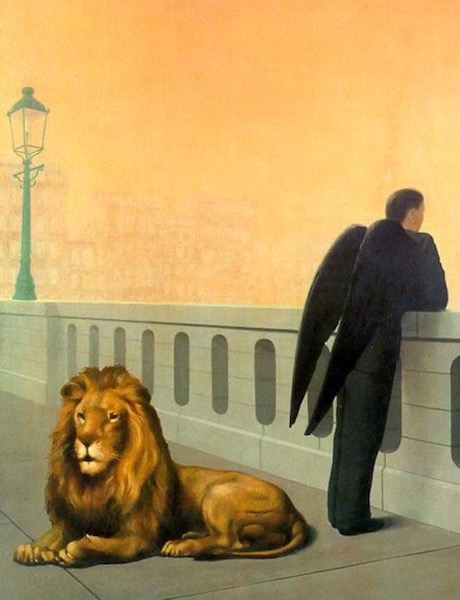 “Le mal 'du pays,” by René Magritte.