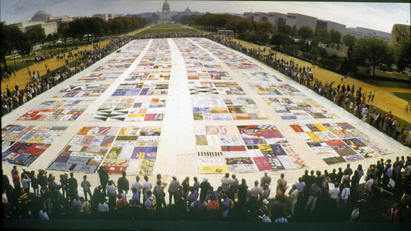 The AIDS quilt.