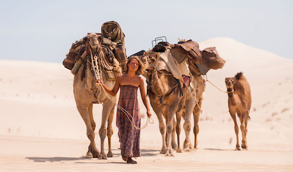 Mia Wasikowska playing Robyn Davidson in the 2013 film, “Tracks.”