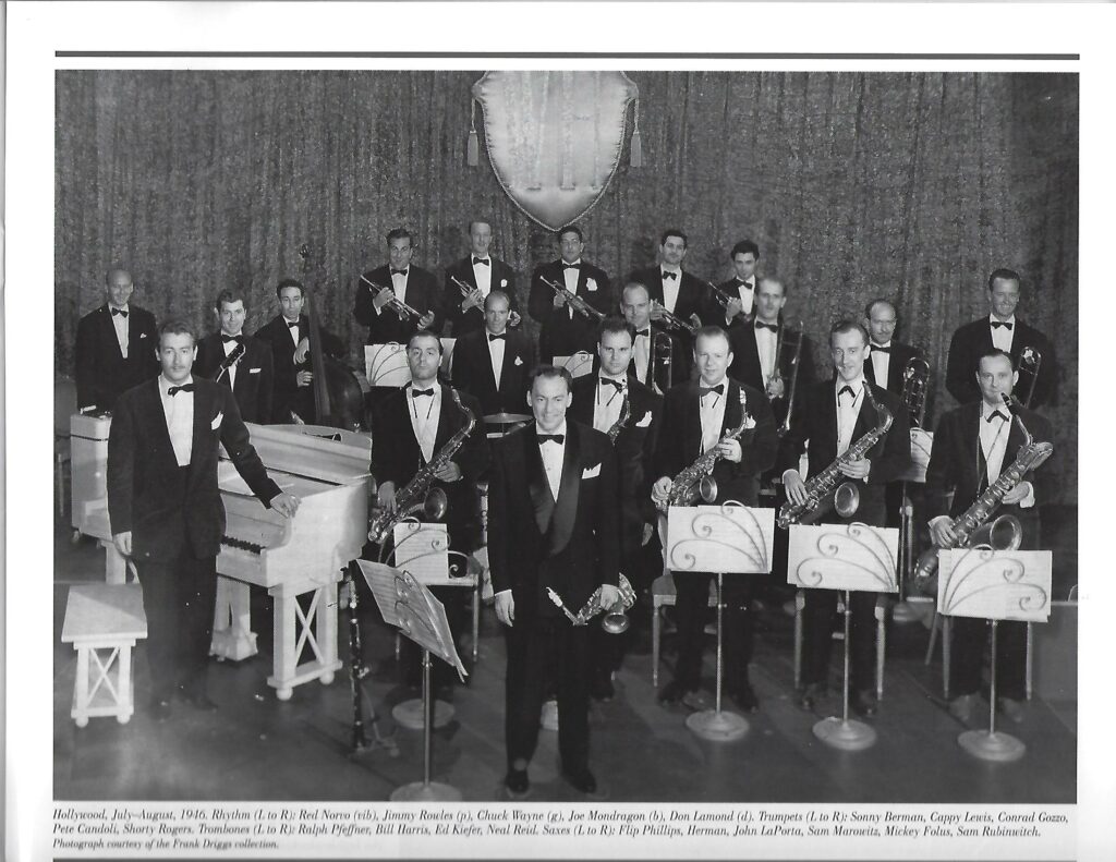 Woody Herman and his Herd, 1946. (Photo: Frank Driggs.)