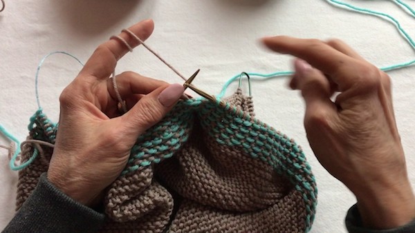 Knitting, a civilized exercise.