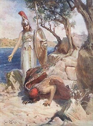 “Odysseus Kisses His Native Land,” 1901, Jan Styka.