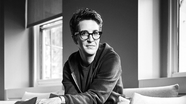 MSNBC’s Rachel Maddow, our most trusted daily news source. (Photo: Mike McGregor for “Variety.”)