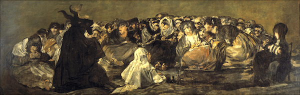 “Witches' Sabbath (The Great He-Goat),” by Francisco de Goya y Lucientes (1821-1823).