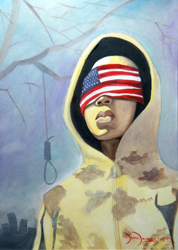 “Trayvon Martin,” by DEMAR DOUGLAS ART – Blaqwata Studios.