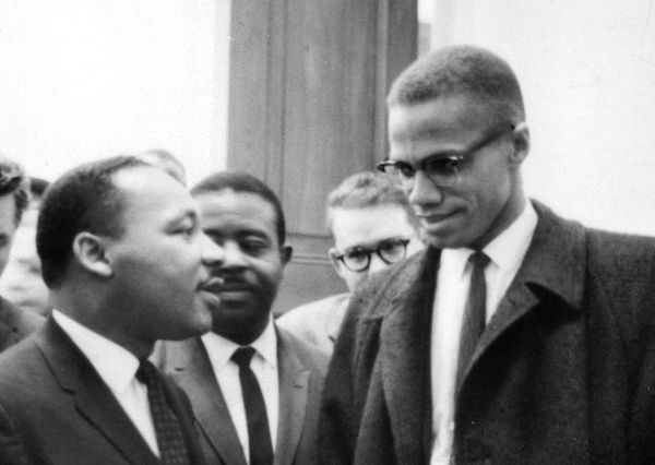 Martin Luther King, Jr. and Malcolm X.