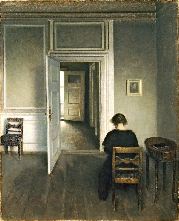 “Interior, Strandgade 30,” by Vilhelm Hammershøi.