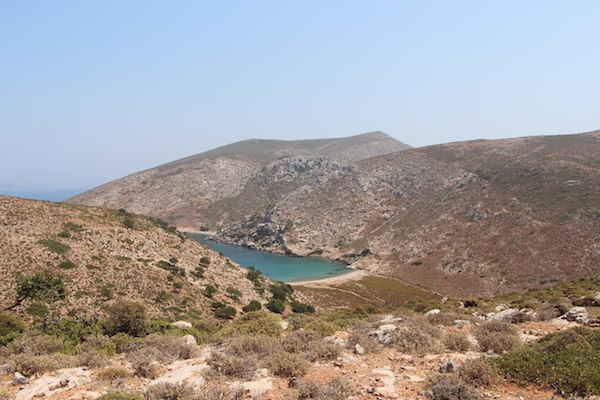 A secluded Pserimos beach.