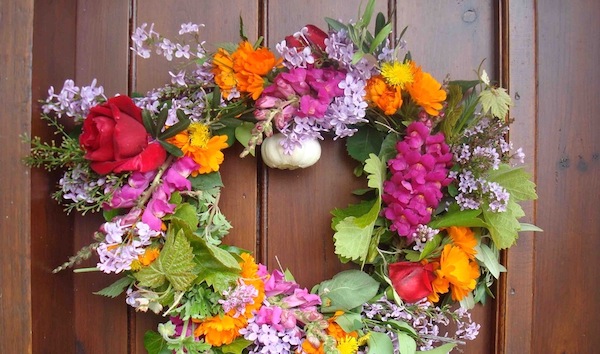 Greek May Day wreath.