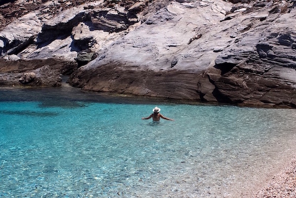 Swimming, as opposed to writing. (Photo: We Are Travel Girls.)