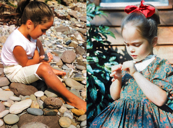 Bebe, on Ventura Beach and in Pasadena, 1950s.