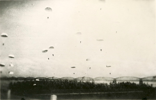 Iconic image: Fallschirmjäger assault on the Moerdijk rail bridge, May 10, 1940.