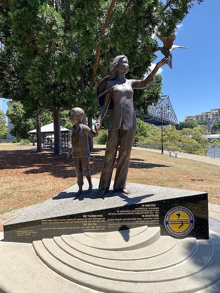 Eisiminger-Memorial to Vietnam’s “Boat People,” Queensland.