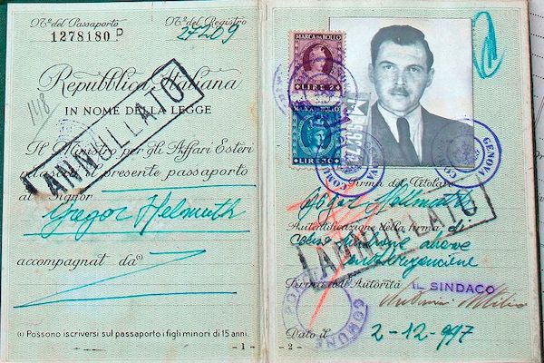 PDavis-Josef Mengele’s Italian passport. (Image: National Geographic.)