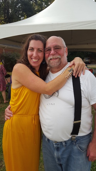 Liz Delaney and Ted Balk, companions in Yoga. (Photo: Josh Norris.)