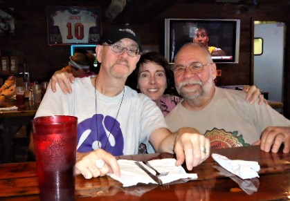 Dean Pratt, Elizabeth Boleman-Herring, and Ted Balk at the Esso Club, c. 2012.