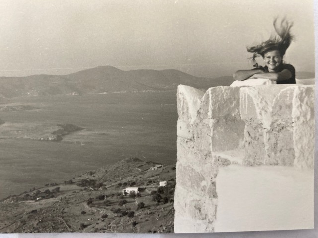 The author on Patmos, summer 1972, starting to explore Greece. 
