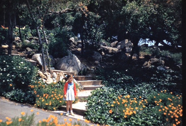 At the foot of the long driveway up to the first home I remember. (Photo: F. Jack Herring.)