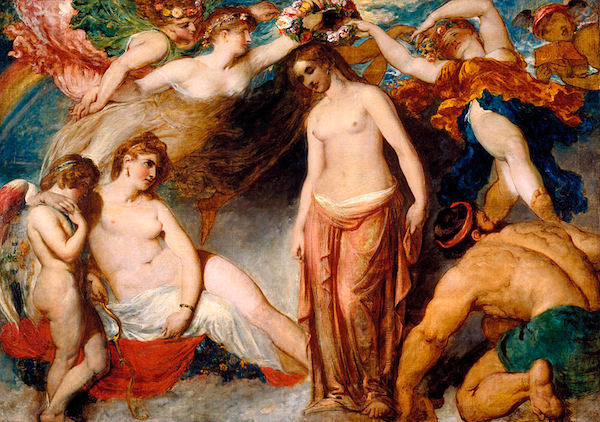 “Pandora Crowned by the Seasons,” by William Etty