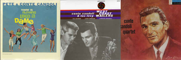 “There Is Nothing Like A Dame,” “West Coast Wailers,” and “The Vince Guaraldi Conte Candoli Quartet.”