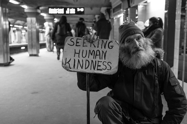 “Seeking Human Kindness.” (Photo: Matt Collamer, via Unsplash.)