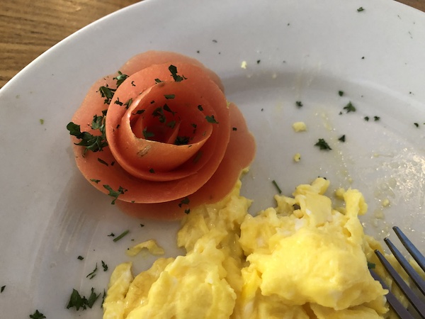 Eggs at one of the author’s favorite haunts: Bertha’s Colombian Cuisine in Bogota, New Jersey.