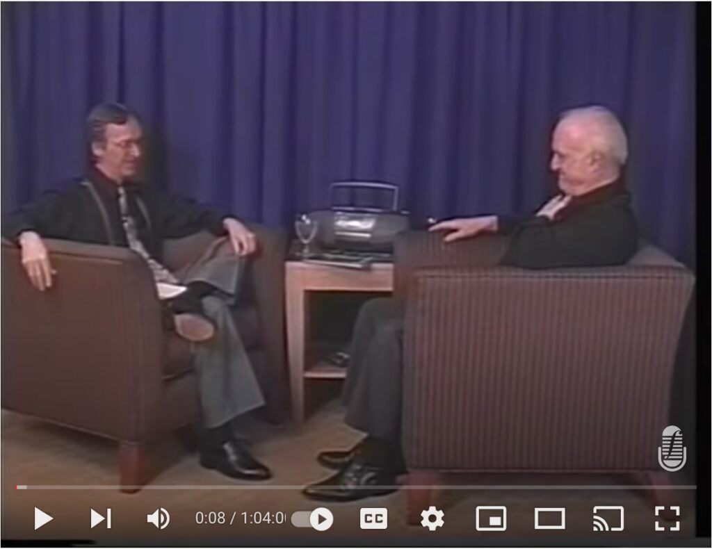 Pete Candoli interviewed by Monk Rowe, February 15, 1999, Los Angeles, California.