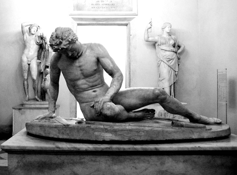 “The Dying Galatian,” 2320s BCE, Capitoline Museum. (Image courtesy Wikimedia Commons.)