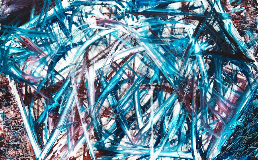 “Chaos,” Painting by Felix Spiske, via Unsplash, Photo by Markus Spiske.