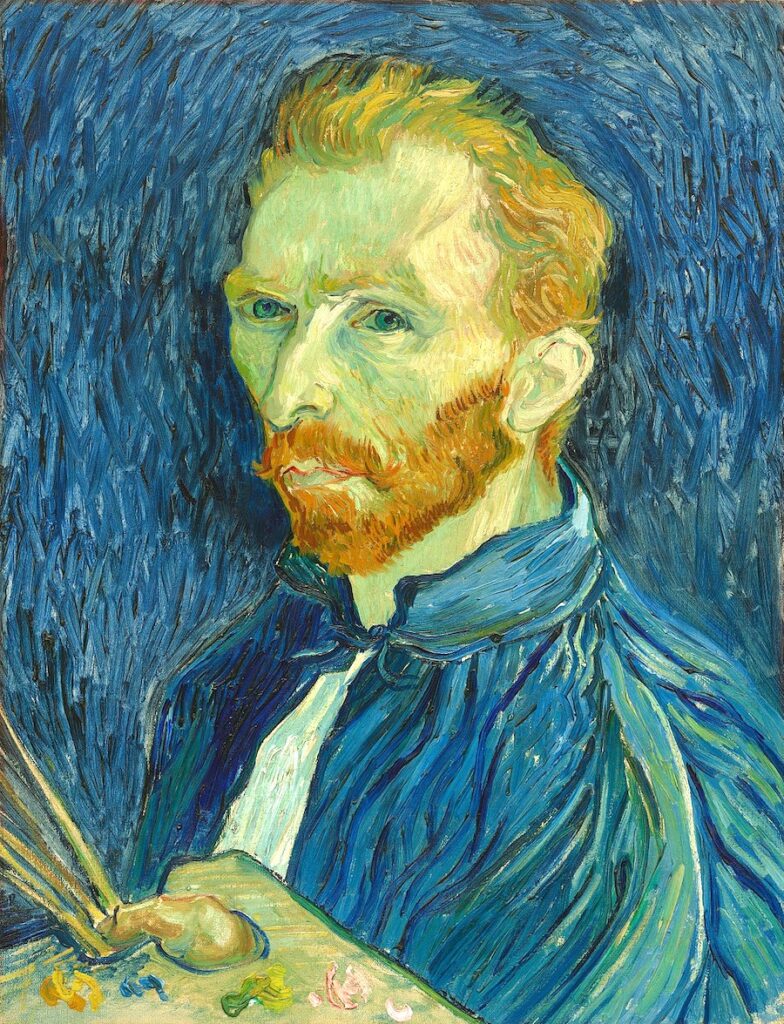 Vincent Van Gogh, Self-Portrait, National Gallery of Art. (Photo via Wikimedia Commons.)