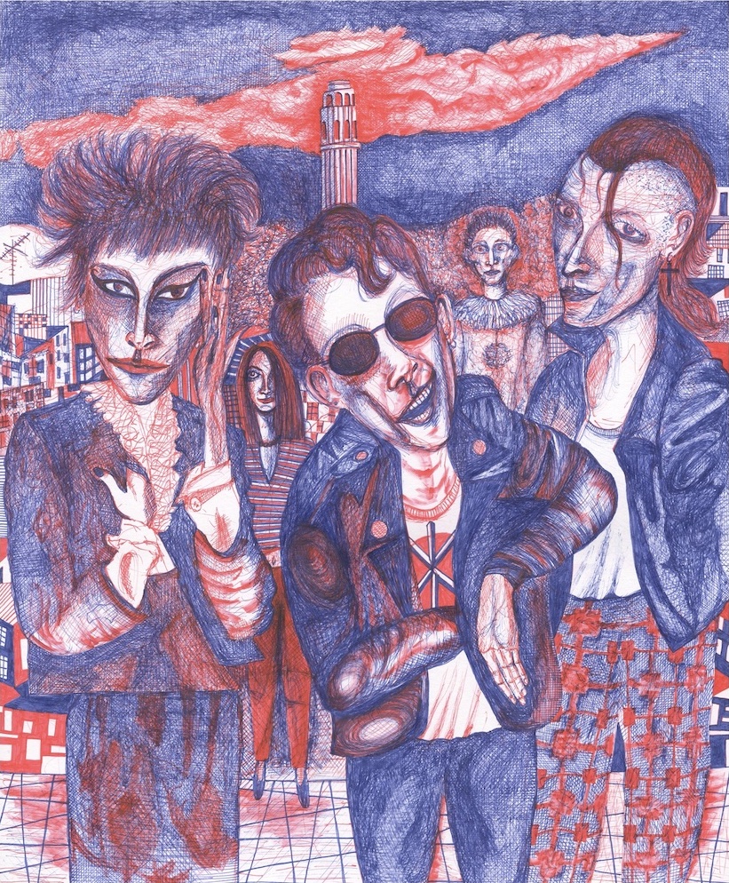 “Punks on Russian Hill?” by Ted Jouflas.