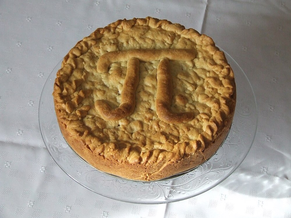 Apple pie with cinnamon baked on 14 March 2011, Pi Day, Lublin, Poland. (Photo: Via Wikimedia Commons/Matman from Lublin.)