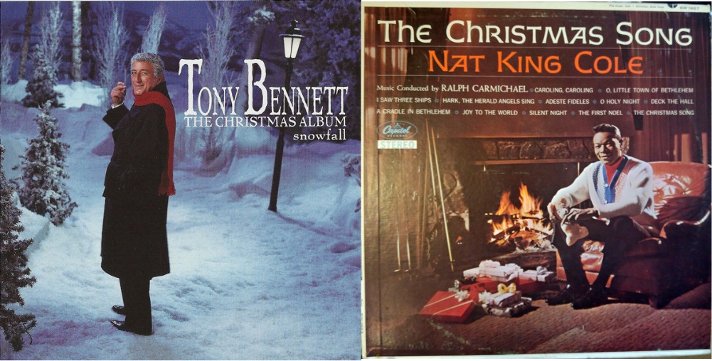 (L) Tony Bennett’s “Snowfall,” and (4) Nat King Cole’s “The Christmas Song.” 