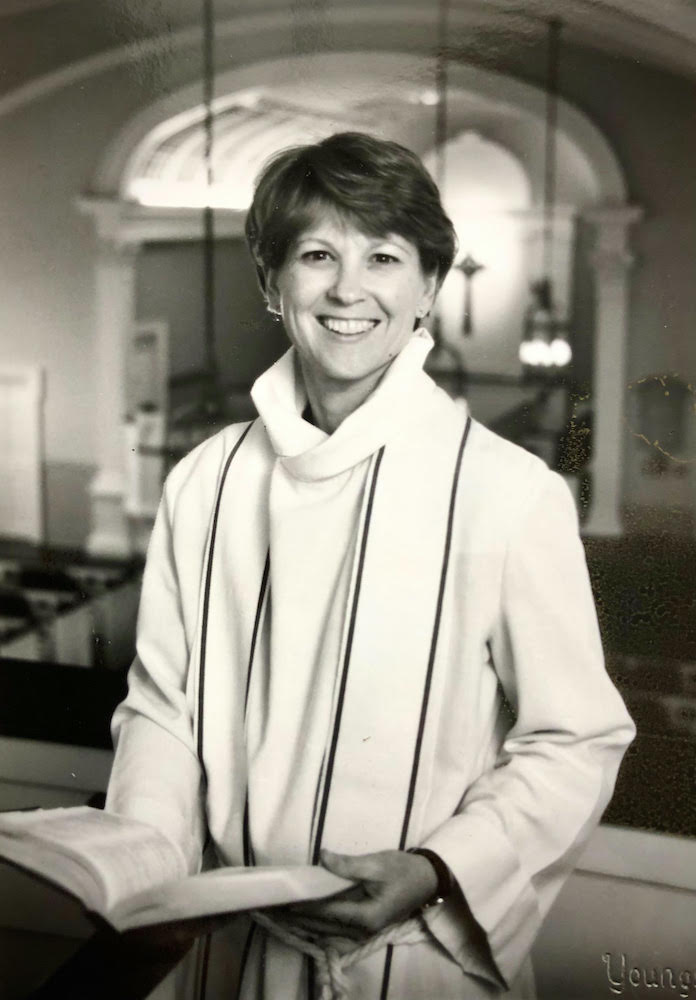 Rev. Robin White, Presbyterian Church of Dover, Delaware, a decade after her ordination. 