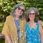 Poets Cathy Cultice Lentes & Wendy McVicker. (Photo: Lynette Peck). 