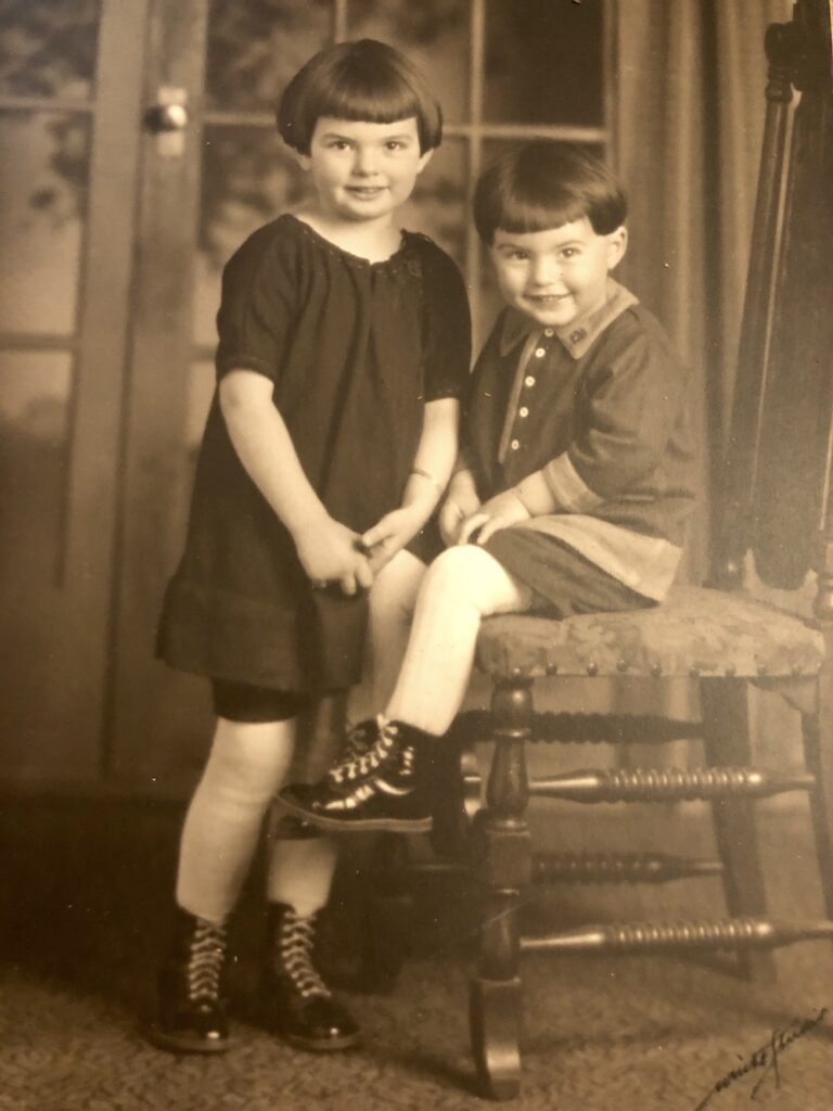 Virginia and “Brother,” c. 1925.