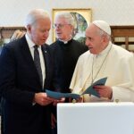 Tallon-President Joe Biden with Pope Francis.