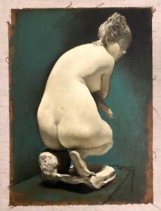 “Crouching Aphrodite,” 2022, by Tomas Watson.