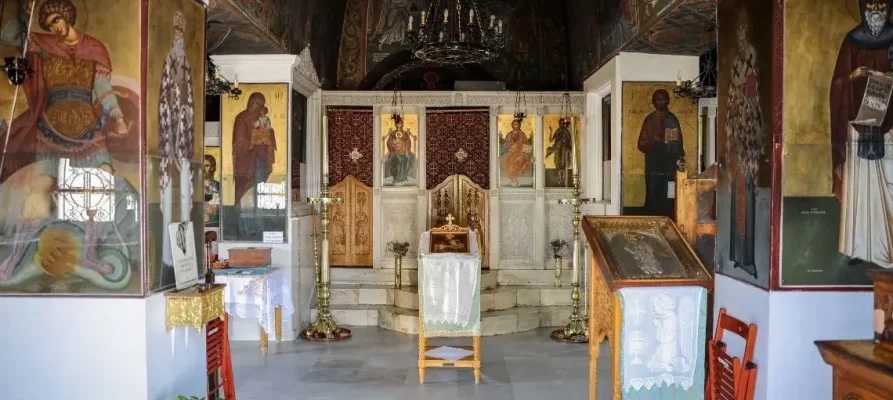 Interior, Holy Church of St. George Lycabettus. (Photo: Go Explore Greece.)