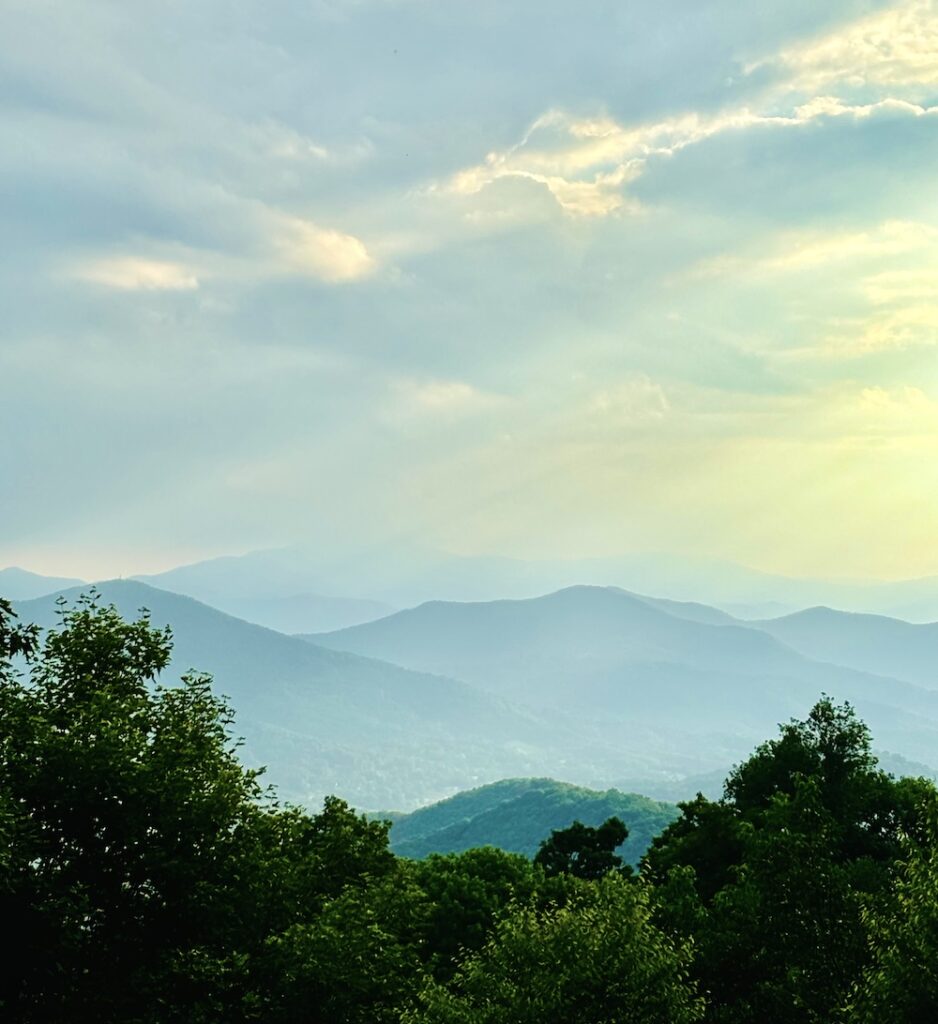 The Blue Ridge Mountains, Burnsville, North Carolina.